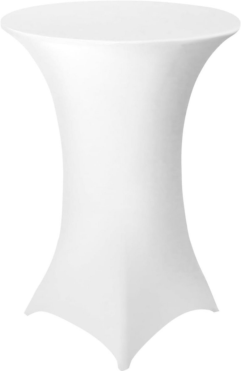 Elastische Cocktailtafelhoezen voor Feesten en Evenementen in Wit