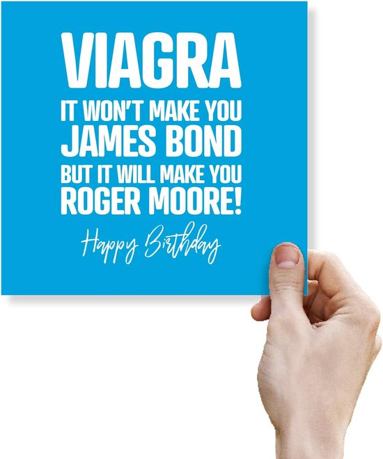 Onbeleefde en Grappige Verjaardagskaart voor Mannen - Humoristische ...