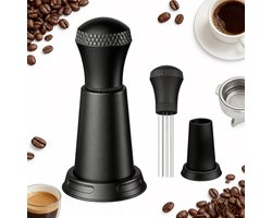 Tool compact met 10 naalden - Espresso distributie tool - afneembare koffiedistributeur - Espresso Koffieroerder - Koffie Verdeler - Koffie Accessoires - ideaal voor nauwkeurige koffiebereiding en verbeterde extractiekwaliteit