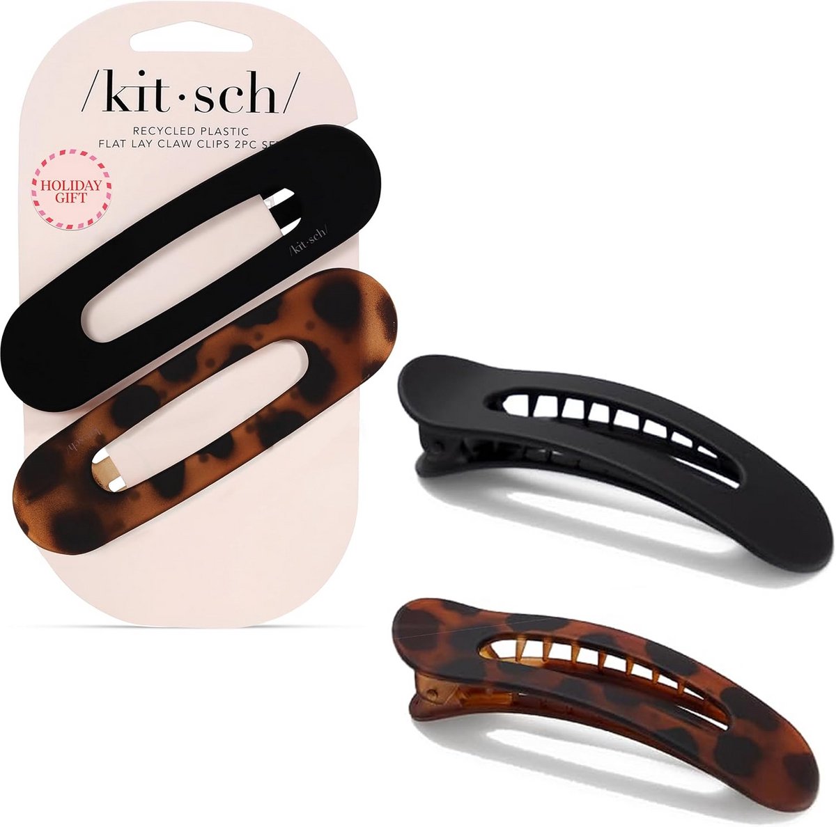 Grote Haarclips Set (2 stuks) - Stijlvolle Krokodillenklemmen voor Dik Haar