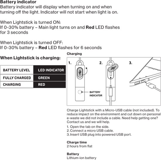 Bookman Lightstick Kids - Oplaadbaar wandel lampje voor kinderen — afbeelding 4