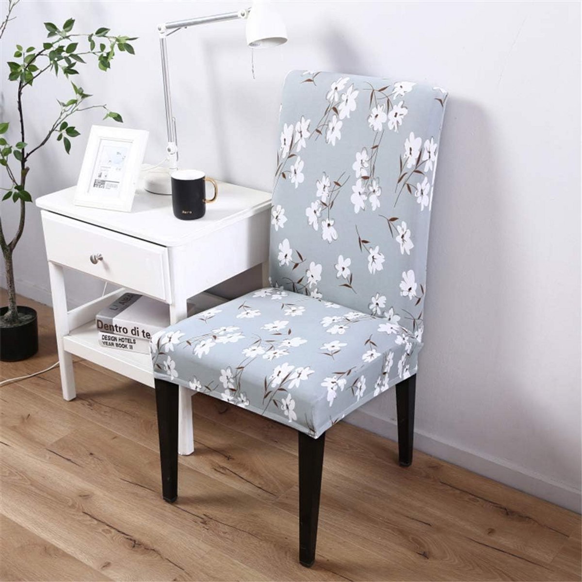 Universele Stretchy Stoelhoezen Set - Afwasbare Beschermhoezen voor Eetkamerstoelen in Diverse Kleuren