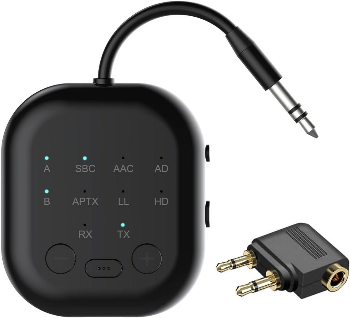 Bluetooth Audio Zender en Ontvanger met AptX HD en Lage Latentie