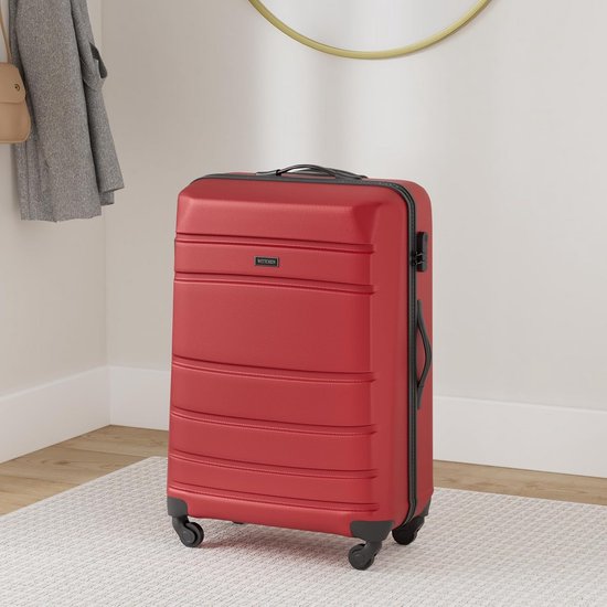 Travelite Bali 4 Wheel Hard Shell Trolley One Size Blue One Size 4 Wheels Hard Trolley