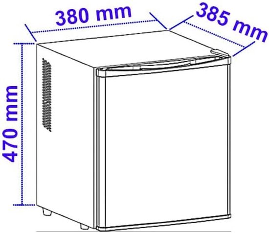 Mini Koelkast - Stille Bar - Dranken Koelen - Thermo-elektronisch - 25 liter - Zwart — afbeelding 4