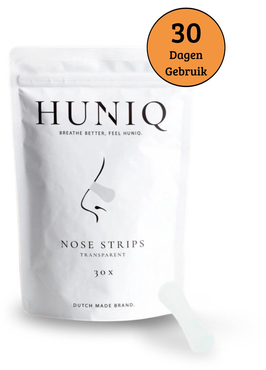 HUNIQ Transparante Neusstrips productafbeelding