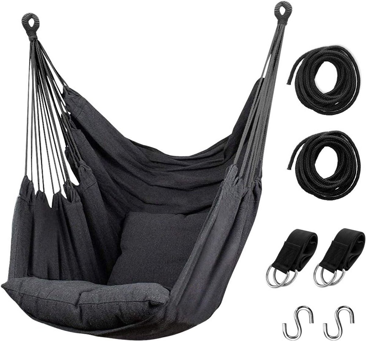 Comfortabele Hangstoel Schommelbaar Touw voor Buiten en Binnen - Max 136 kg