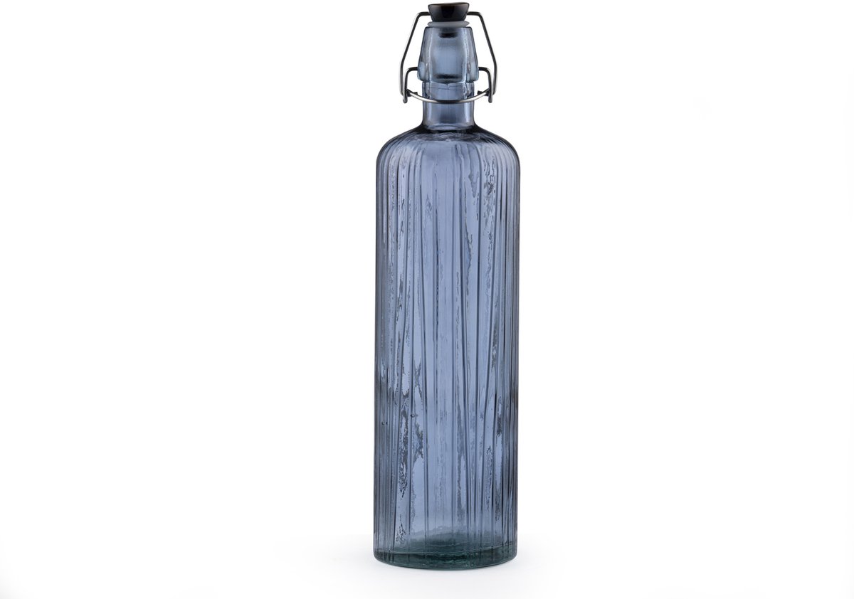 BITZ Kusintha Waterfles Dia 8 x 34 cm 1,2 liter Blauw