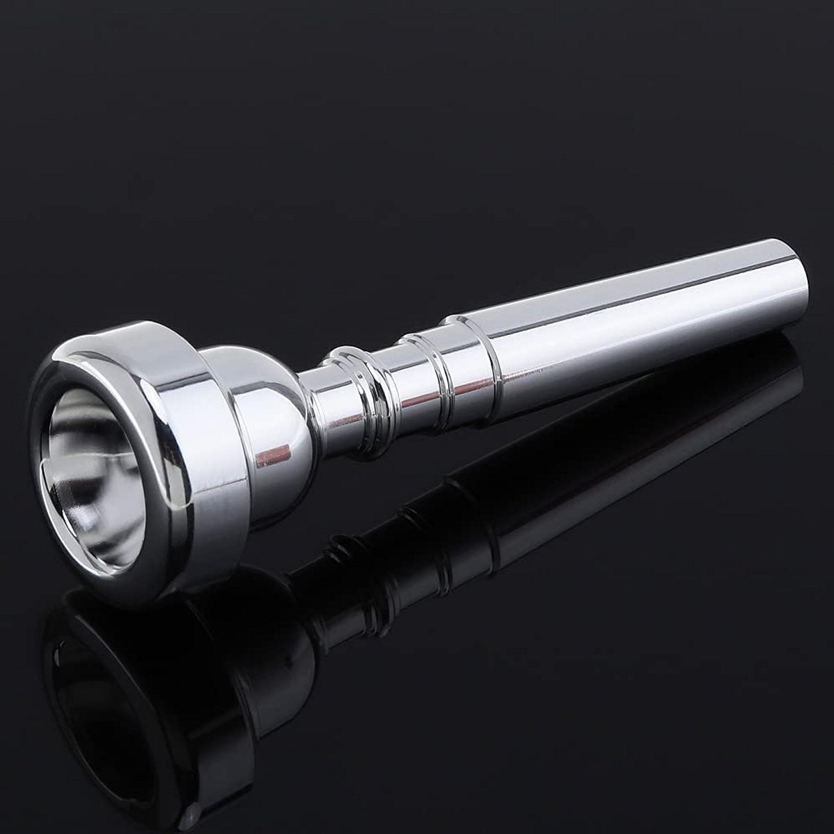 Universeel Trompet Mondstuk 7C Verzilverd voor Bb Trompet Beginners en Professionals