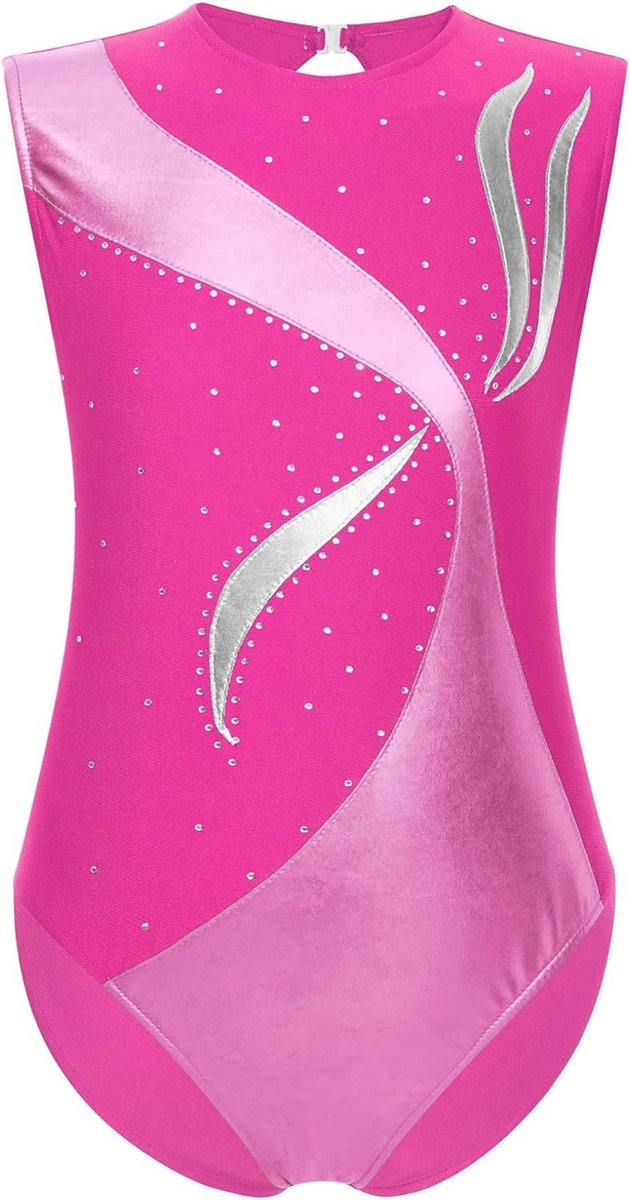 Glitter Turnpakje Meisjes voor Gymnastiek, Dans en Kunstschaatsen – 5 t/m 16 Jaar Glitter Turnpakje Meisjes voor Gymnastiek, Dans en Kunstschaatsen – 5 t/m 16 Jaar