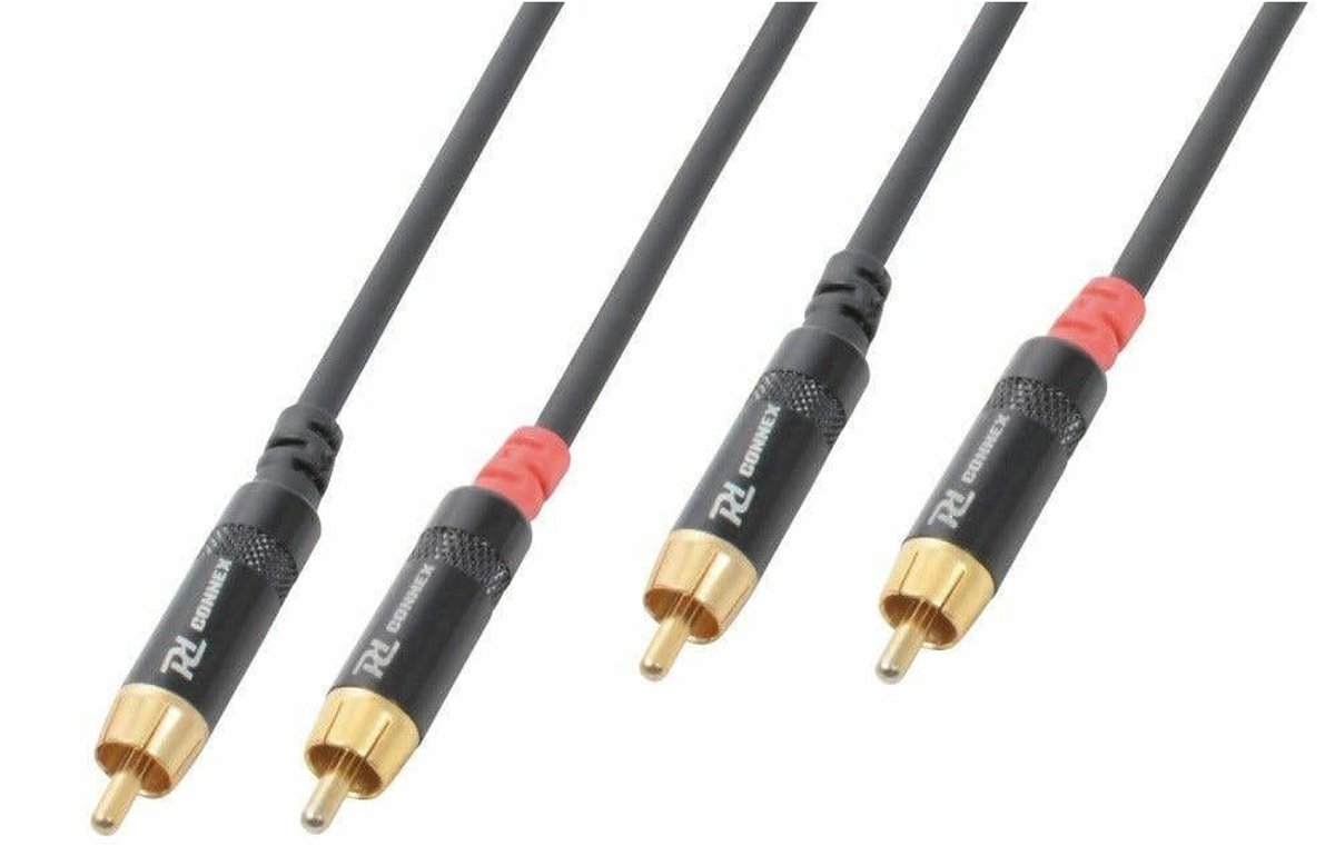 RCA Kabel 1.5 Meter - Audiokabel Signaalkabel Stereo Tulp naar Tulp