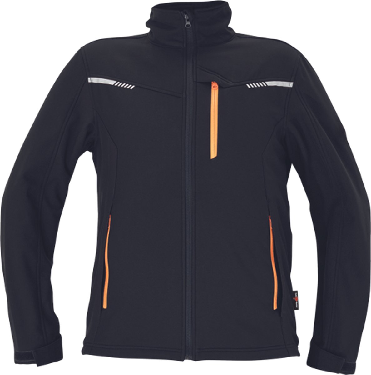 SafeWorker AMER softshell jas 03010573 Zwart
