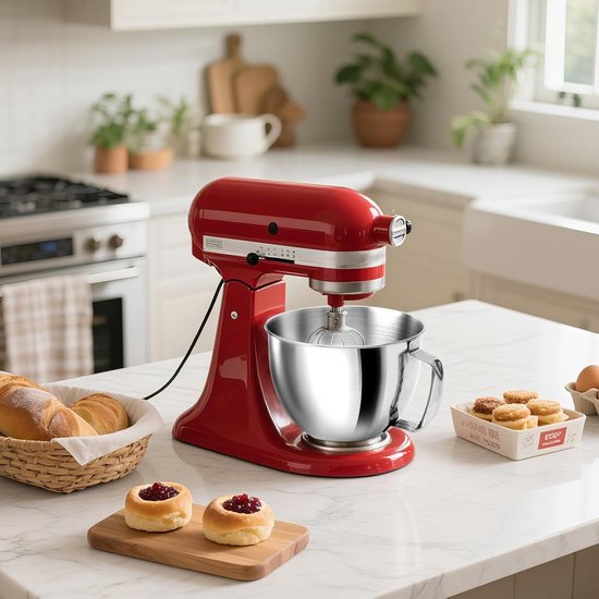 Roestvrijstalen Mengkom met Handvat voor 4.5/5QT Keukenmixer van KitchenAid — afbeelding 5