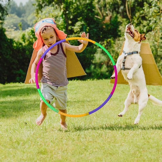 Hoopomania Arm Hoop, Mini Hula Hoop Set de 2 pièces avec housse en mousse, Pink