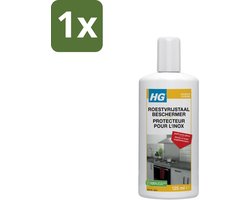 1 x HG - Roestvrijstaal Beschermer - Geeft Extra Glans - 125 ml - Roestvrijstaal Reinigen - Edelstahl Beschermer - Keuken Reiniger - Glanz Geven - Vlekken Verwijderen
