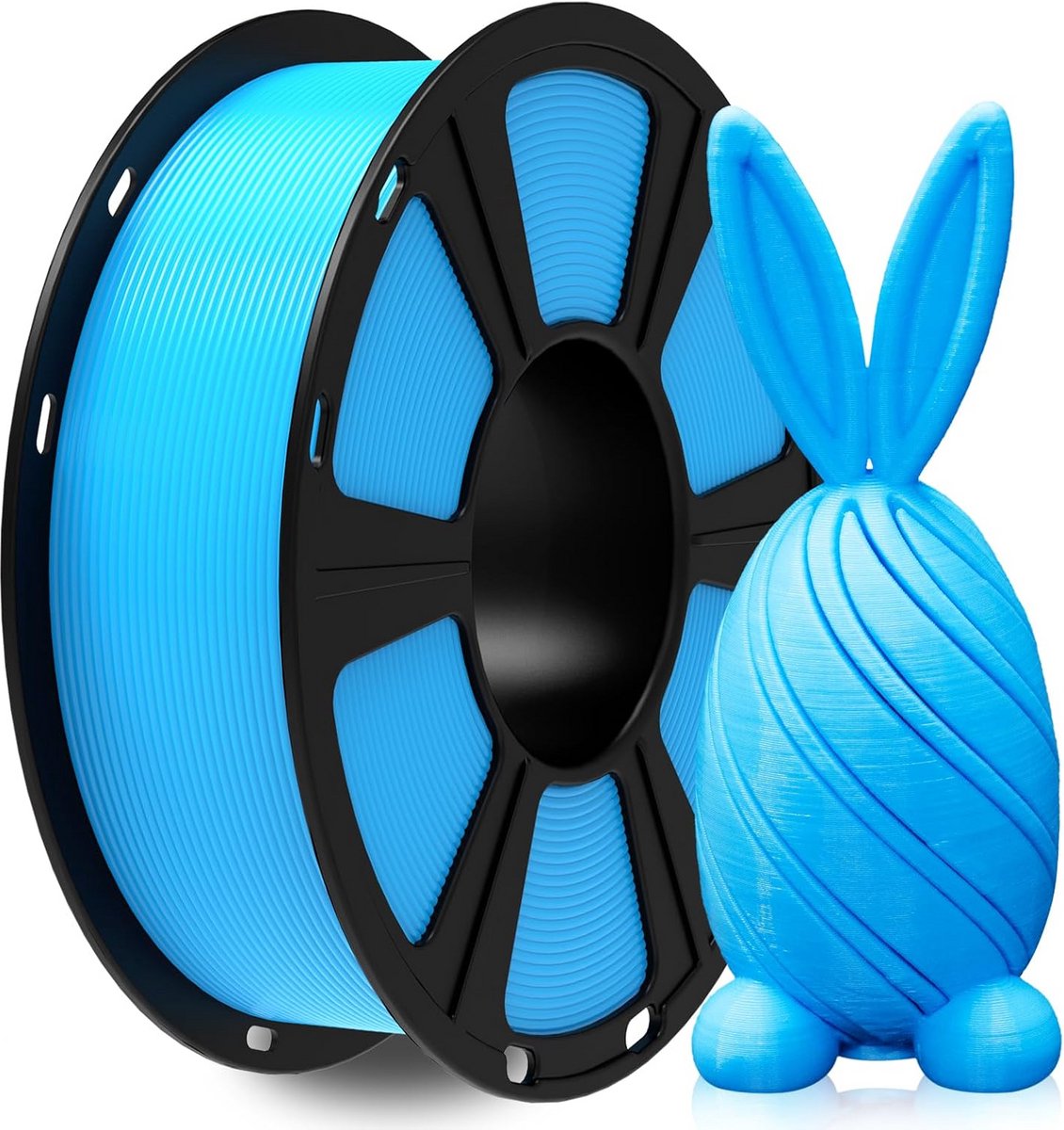 Hoge Snelheid PLA Filament 1.75mm voor 3D Printers, 1 kg, Waterblauw