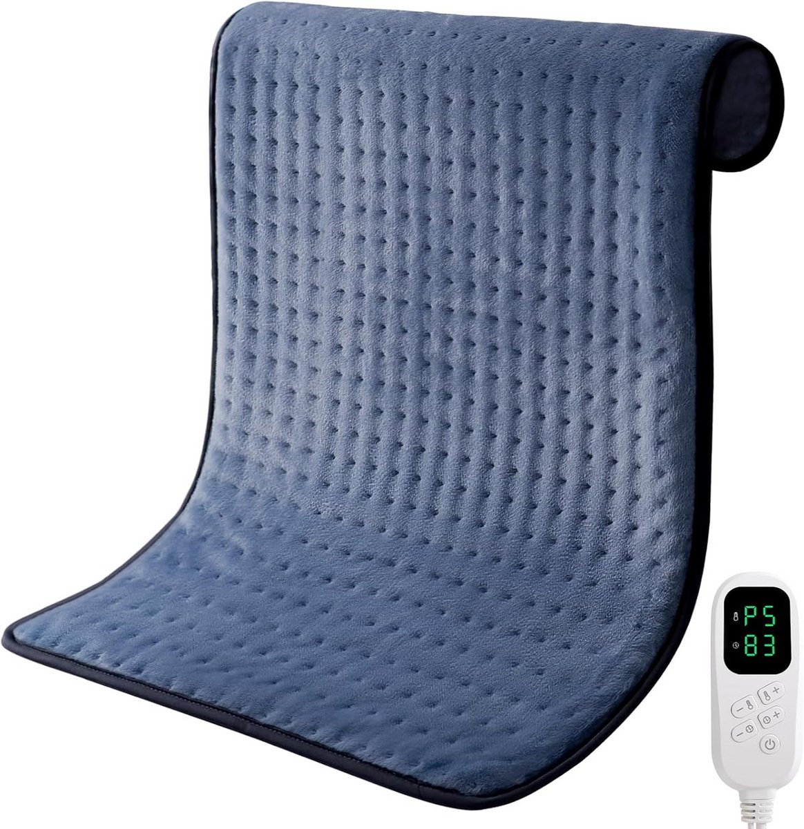 Elektrische Kruik XL 80x40 cm voor Rug, Schouder en Nek - 6 Warmtestanden & Timer