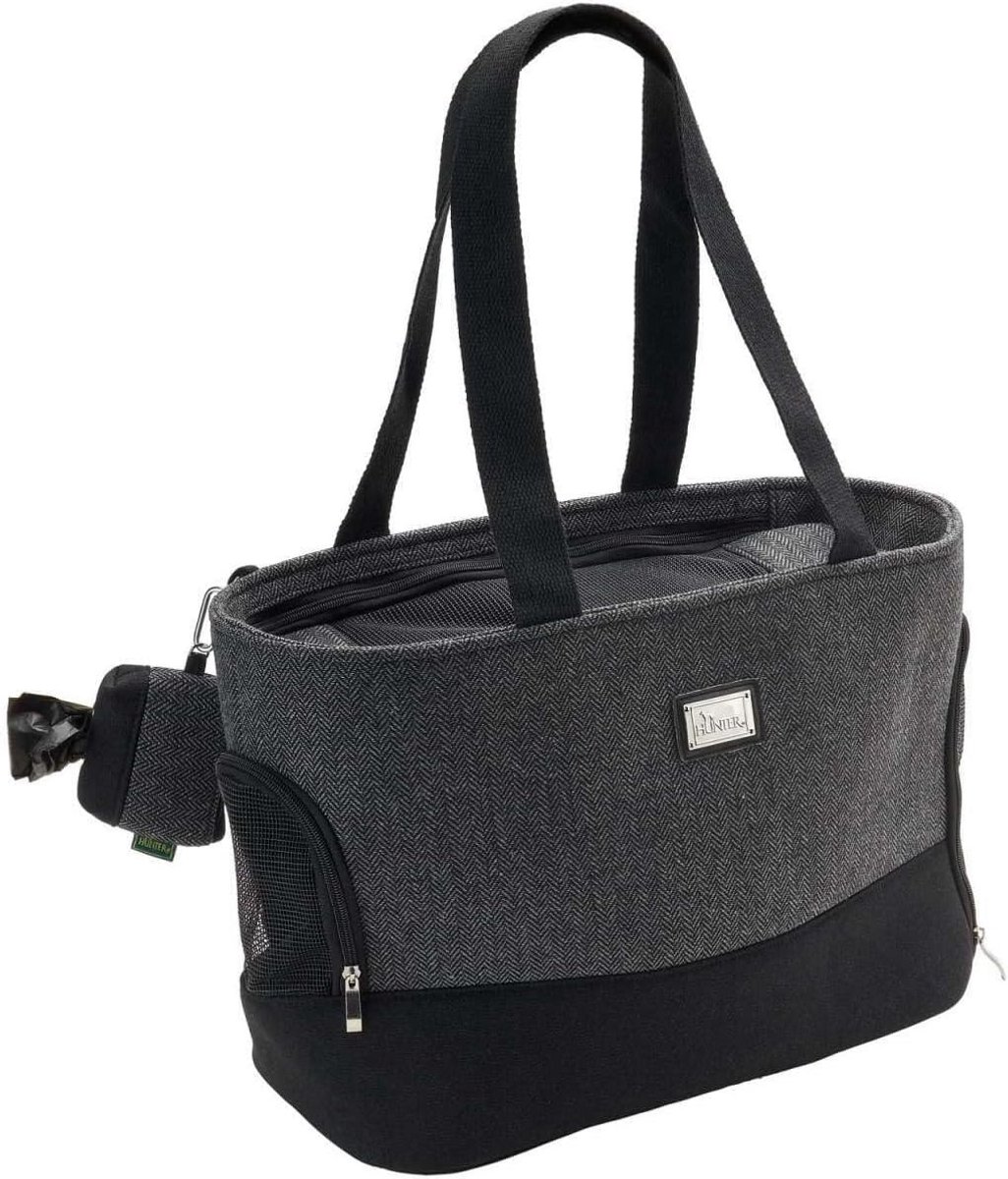 Modieuze Hondendraagtas en Transporttas voor Katten (40x20x30 cm) - Grijs
