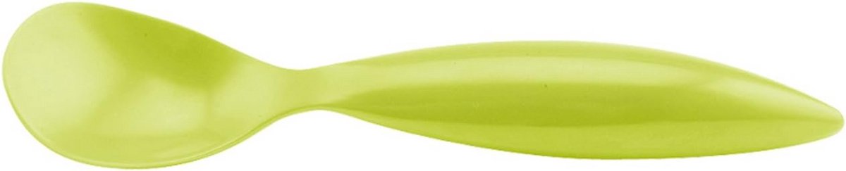 Eierdopje met lepel 12,5 cm Groen Melamine