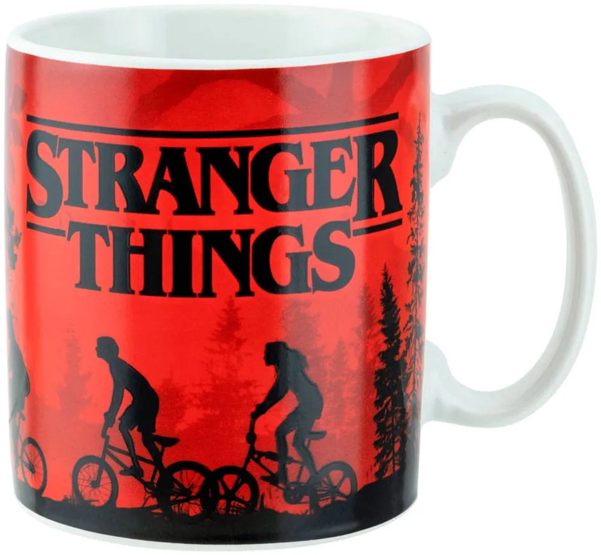 Paladone Stranger Things Xl-mok En Sticker Rood