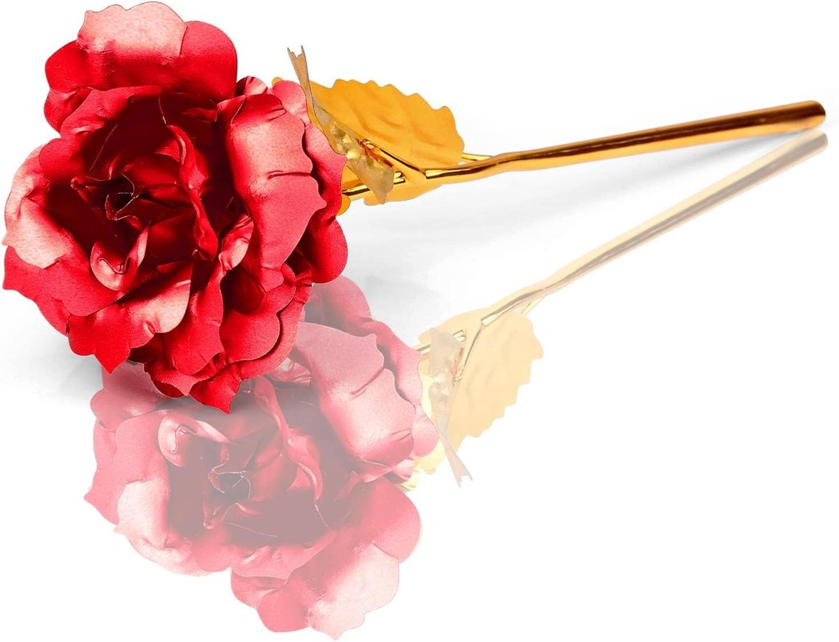 Infinity rozen met hartvormige standaard, voor Valentijnsdag,