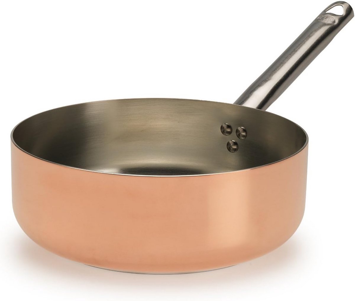 Lage Ovenschotel Koper met Inductiebodem - 24 cm - Dubbele Bodem