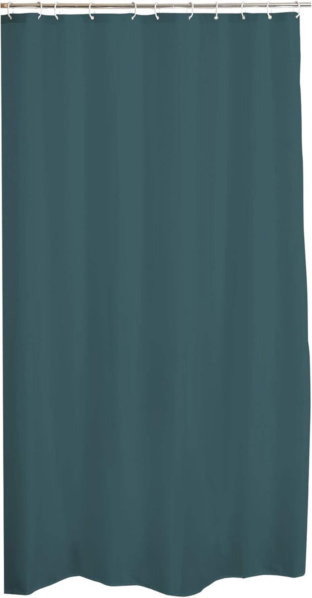 Famanu – Douchegordijn P 180 x 200 cm – vitamine blauw/smaragd, waterdicht