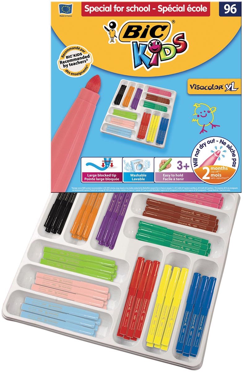 BIC Kids Visacolor XL, 96st.