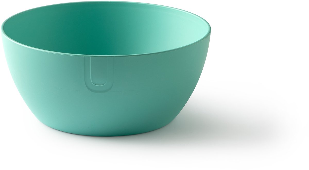 UBITE bio-based saladeschaal/serveerschaal XL - Aquamarine Groen - duurzaam - 27 cm