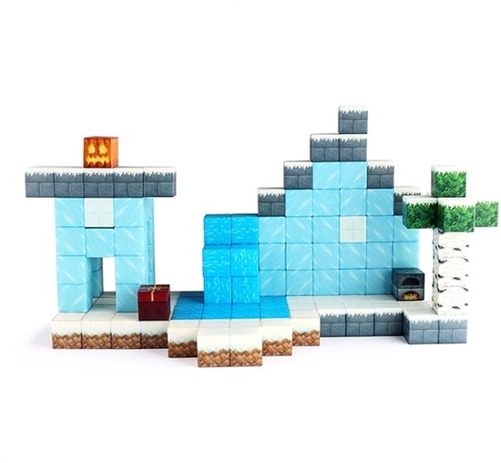 Magnetische bouwstenen Sneeuwwereld 138 stuks