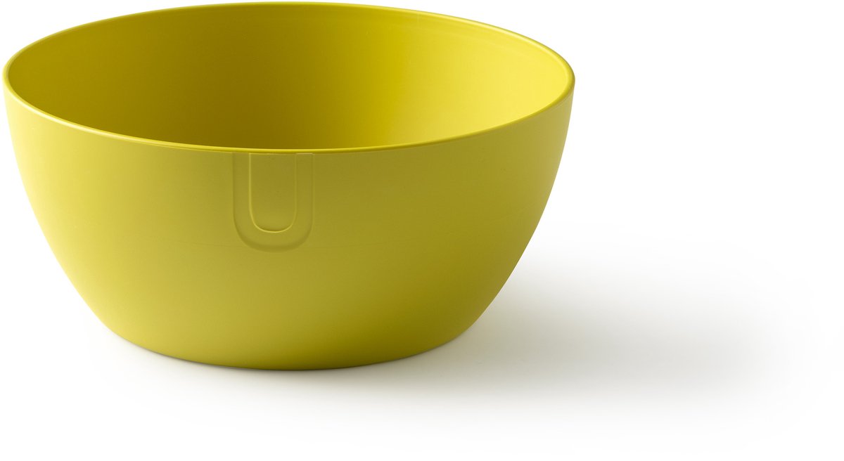 UBITE bio-based saladeschaal/serveerschaal XL - Cyber Geel - duurzaam - 27 cm