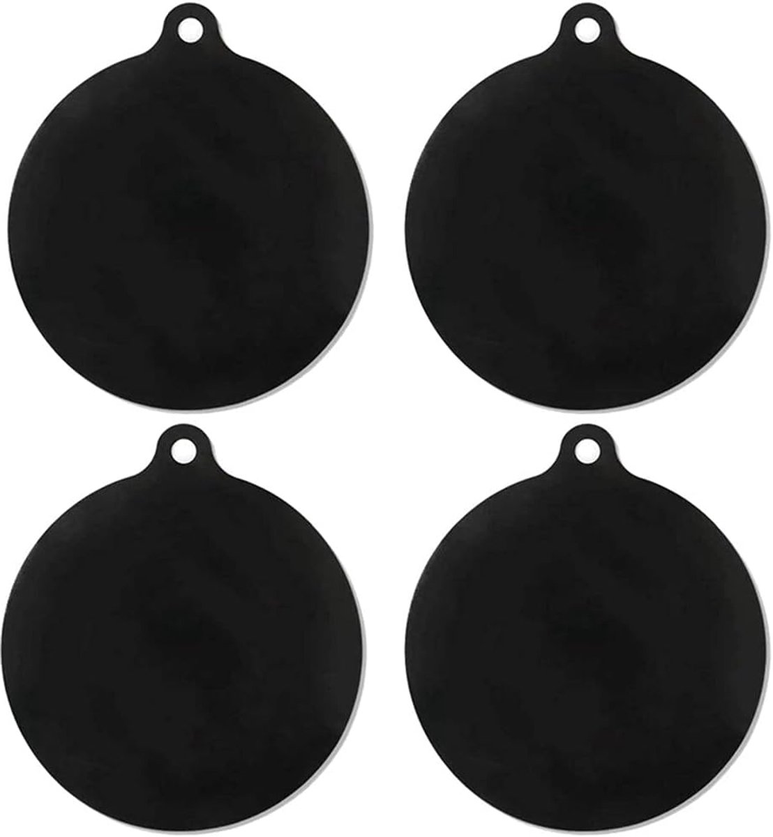 Inductie Beschermer - Hittebestendig tot 260ºC - 4-delige set Ronde inductiekookplaatmat - Kookgereibeschermer - Kookmat - Fornuishoes（ 22 cm*2 stuks + 24 cm*2 stuks ）