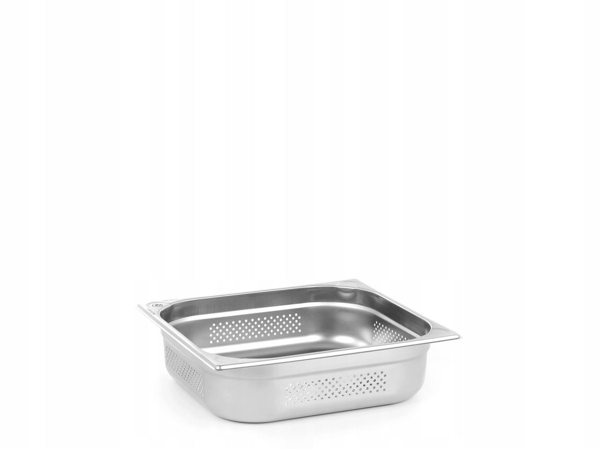 Gastronorm Bak 2/3 100mm Geperforeerd RVS