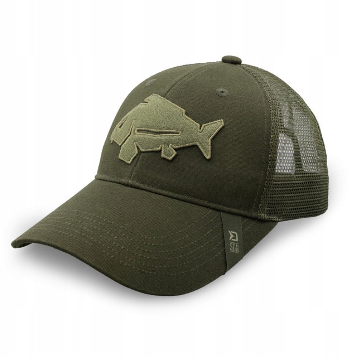 Delphin OutLINE CARP Trucker Cap - Stijlvol Vissen & Outdoor