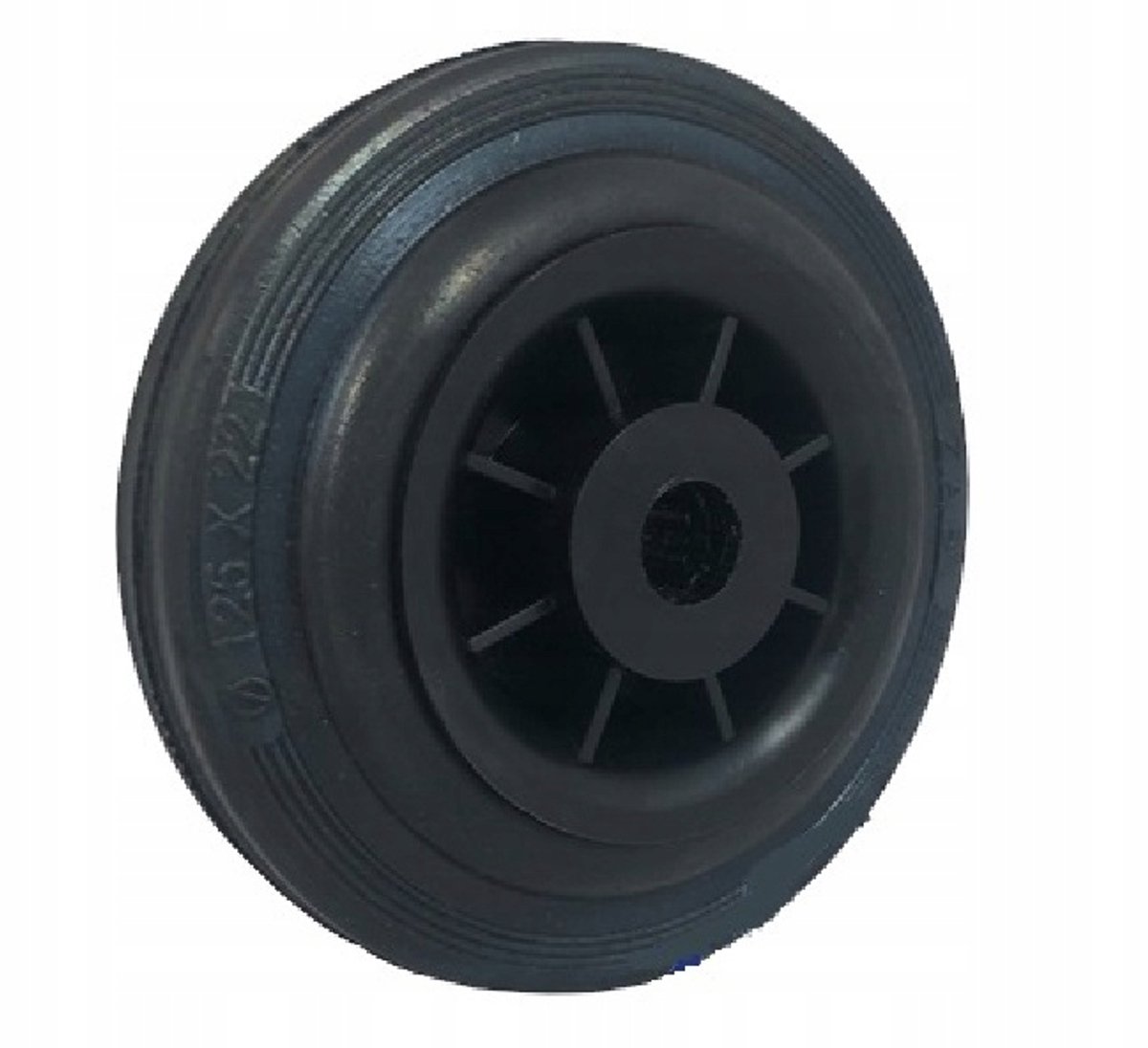 Zwaar Wiel 125mm voor Compressor/Wagen - 70kg Draagvermogen