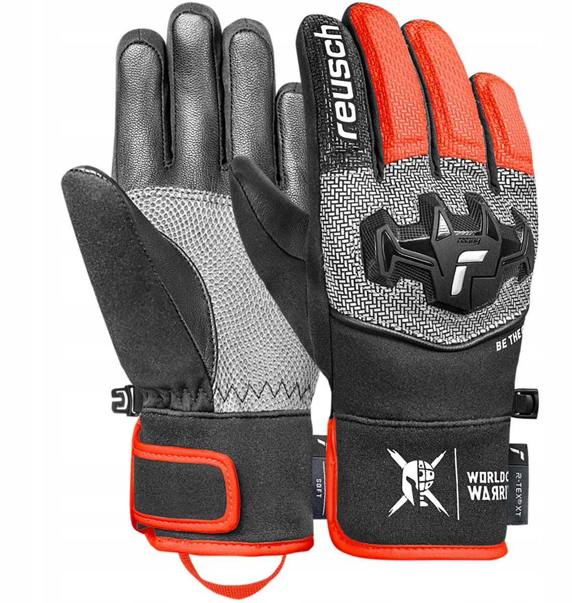 Reusch Worldcup Warrior R-TEX XT Kinder Skihandschoenen Zwart
