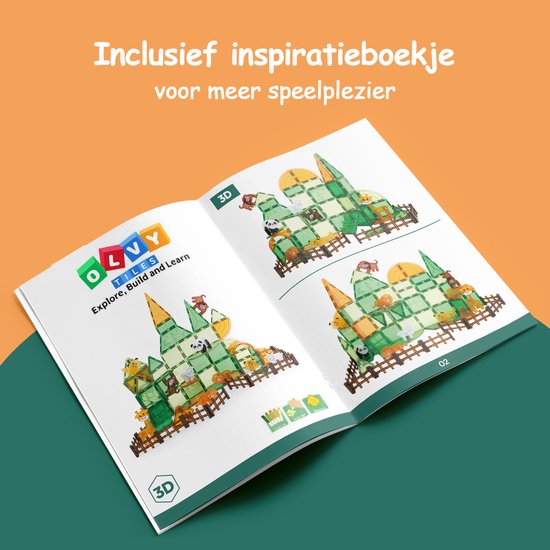 Yolla Loos Magnetische Bausteine 108 Stück Baue Mine Magnet
