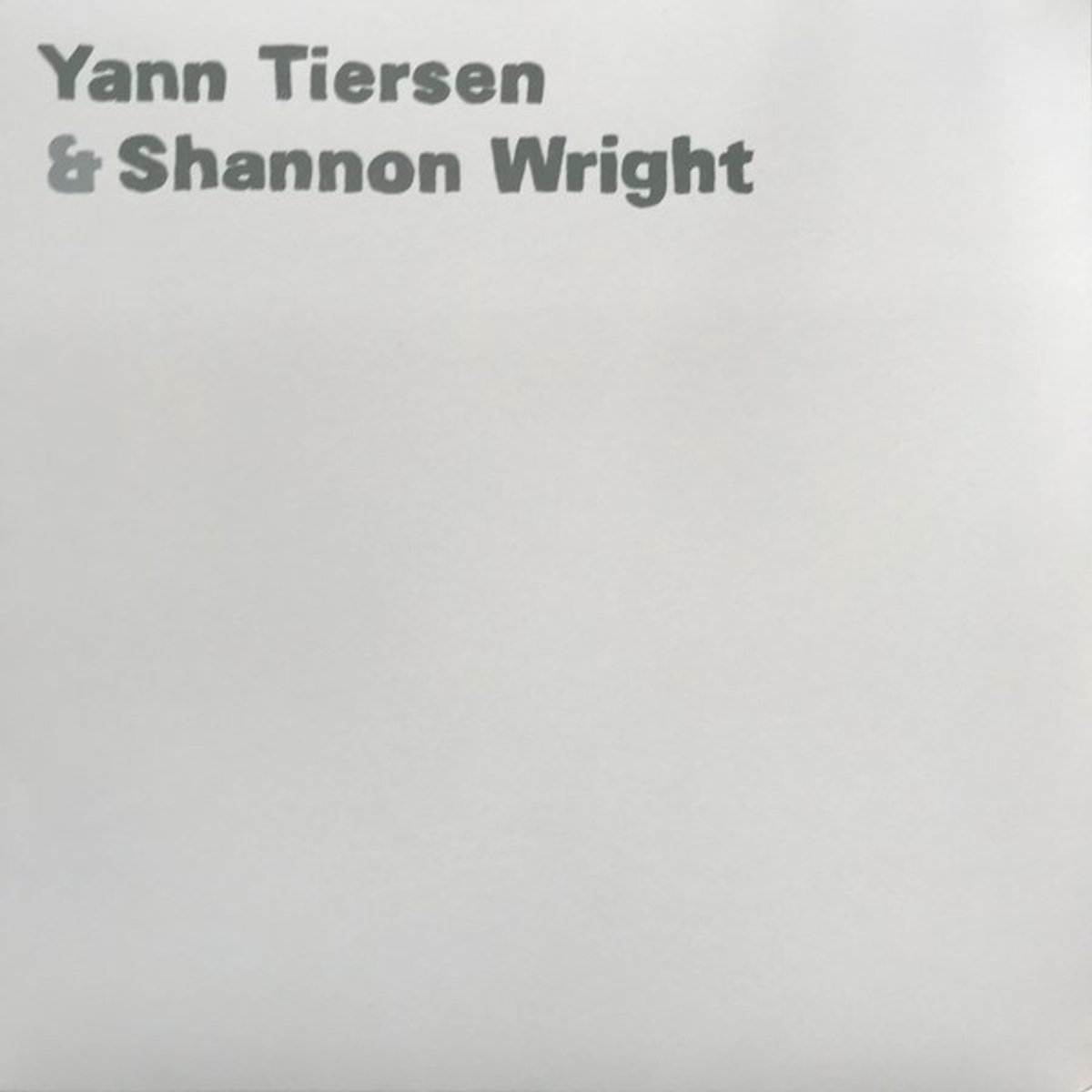 Yann Tiersen & Shannon Wright - Yann Tiersen & Shannon Wright (LP)