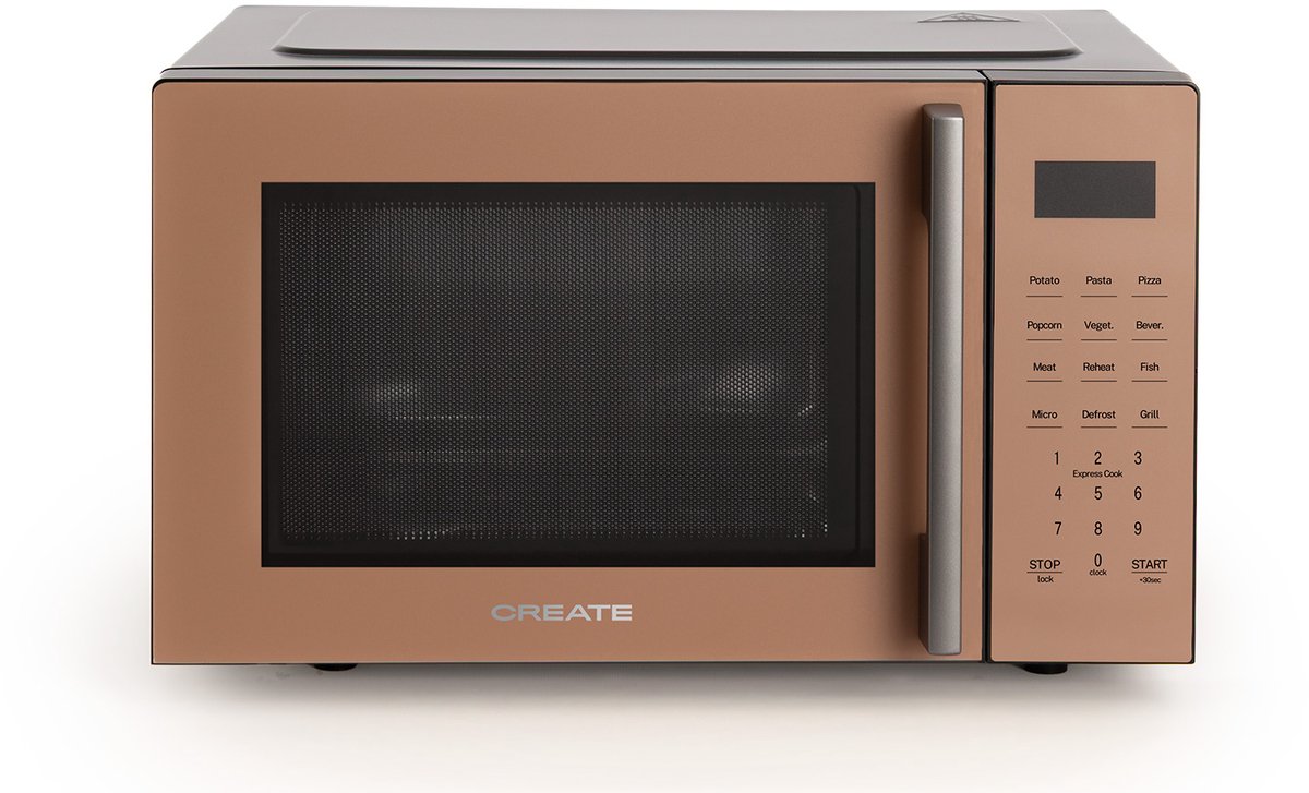 Magnetron met Grillfunctie en Ovenfunctie - 23L Inhoud - 10 Programma's