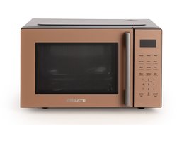 CREATE - Magnetron 23L met grill- en ovenfunctie 1000W - Mokka - MICROWAVE STUDIO