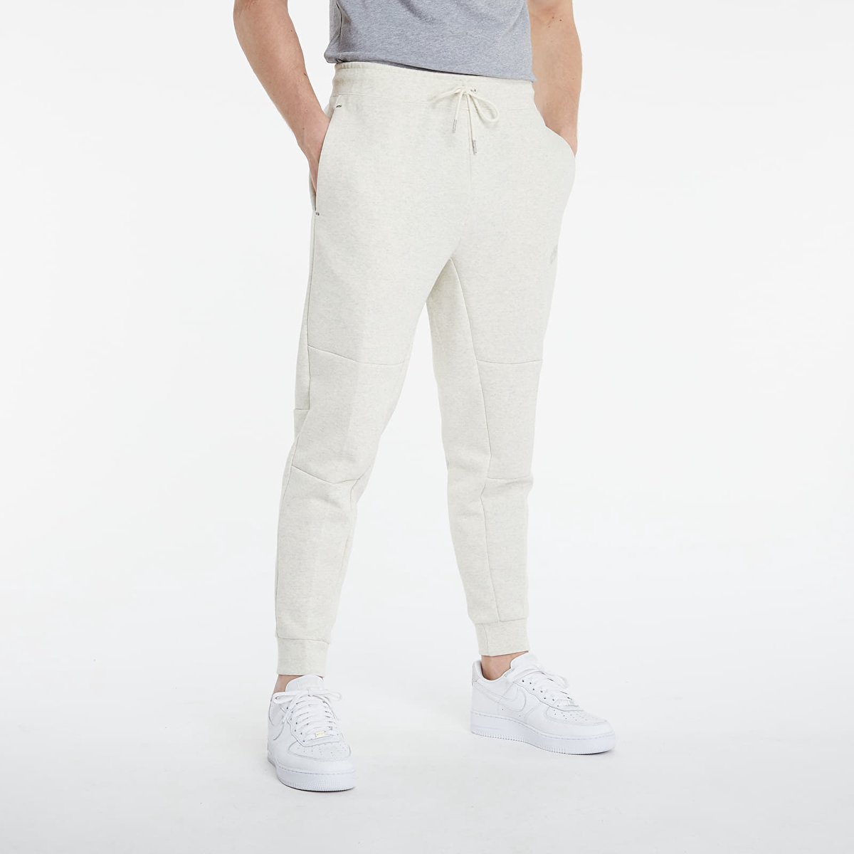 Nike Tech Trainingsbroek Heren /Spec Fleece Wit