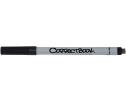 Correctbook Pen - Fineliner Zwart - 0.6mm - Voor uitwisbaar notitieboek