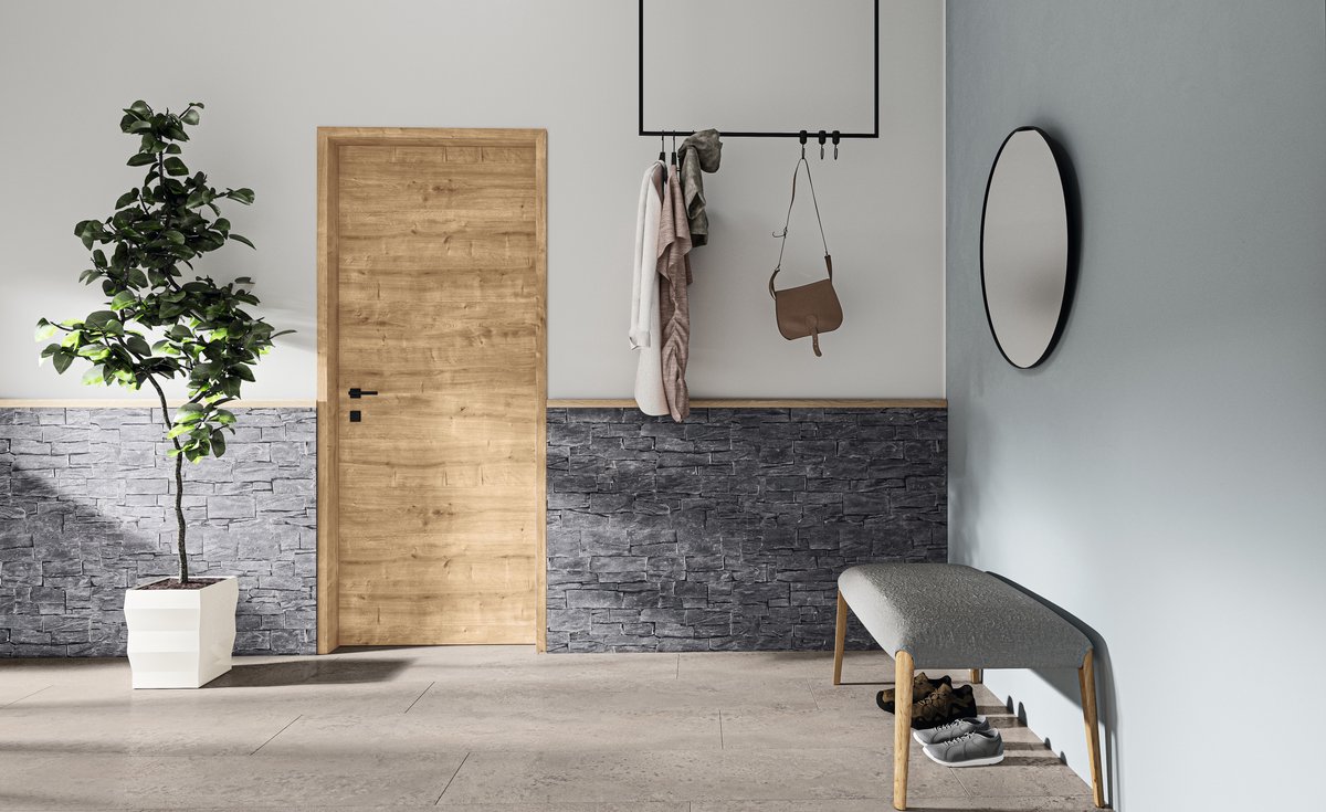 EGGER DecoWall wandpaneel/wandbekleding DO005 Narva leisteen 1250 mm x 660 mm x 12 mm
