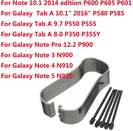 Geschikt voor Samsung stylus navullingen P600, N4 punt, N5 nieuwe navulling, P580 universeel, P350 punt — afbeelding 3