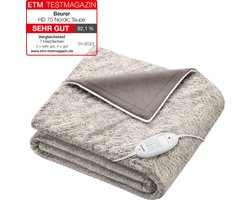 Beurer Elektrische Deken - Warmtedeken - 1 persoons 180x130cm - Test: Zeer goed - Automatische uitschakeling - Nordic - 5 Jaar Garantie excl bij Bol.com