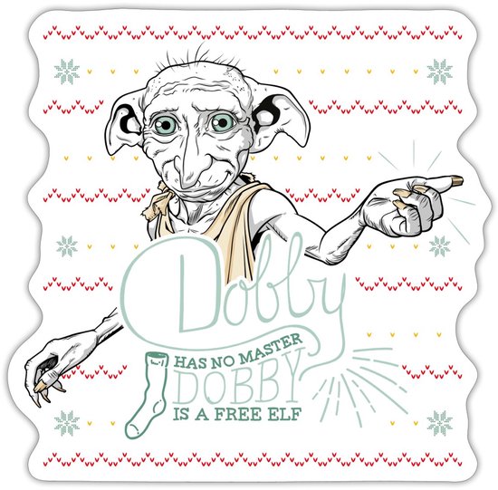 Harry Potter Dobby Is Een Vrije Elf Sticker | bol