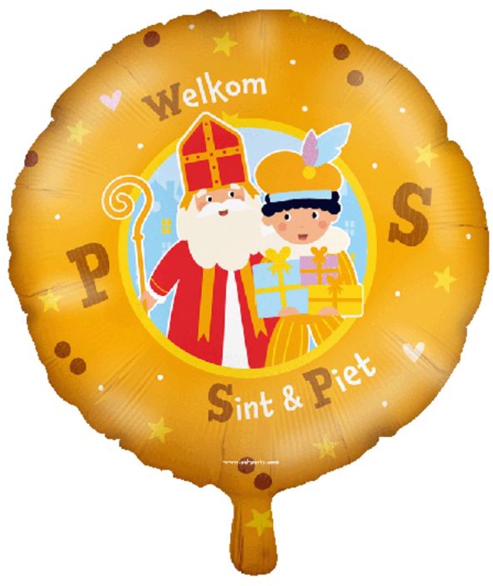 Folie balloon Sinterklaas