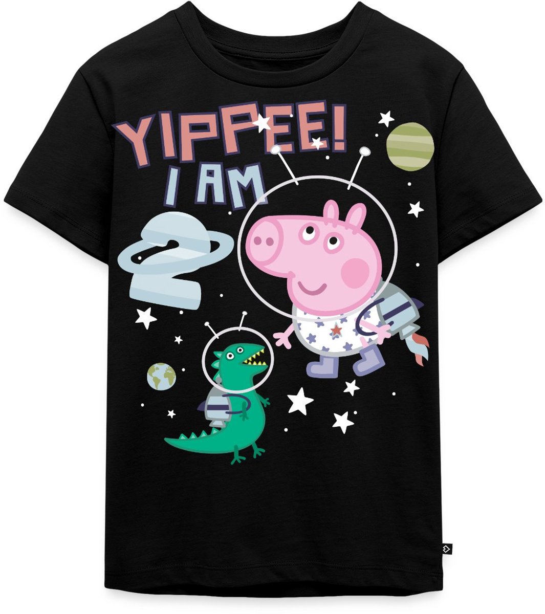Peppa Pig 2e Verjaardag Schorsch Ruimtemissie Premium T Shirt Kinderen