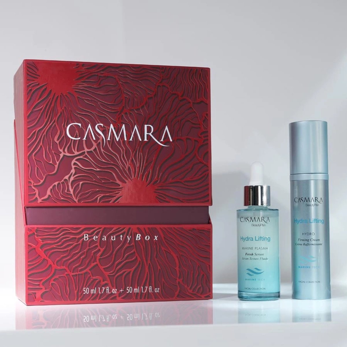 Casmara Beauty Box Hydra Lifting Hydro en Fresh Serum 2025 / Set met Moisturizer en Lifting Serum 2x50 ml
