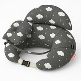 Coussin d'allaitement Mammie - Coussin de grossesse avec housse amovible - Coussin de soutien confortable pour Allaitement